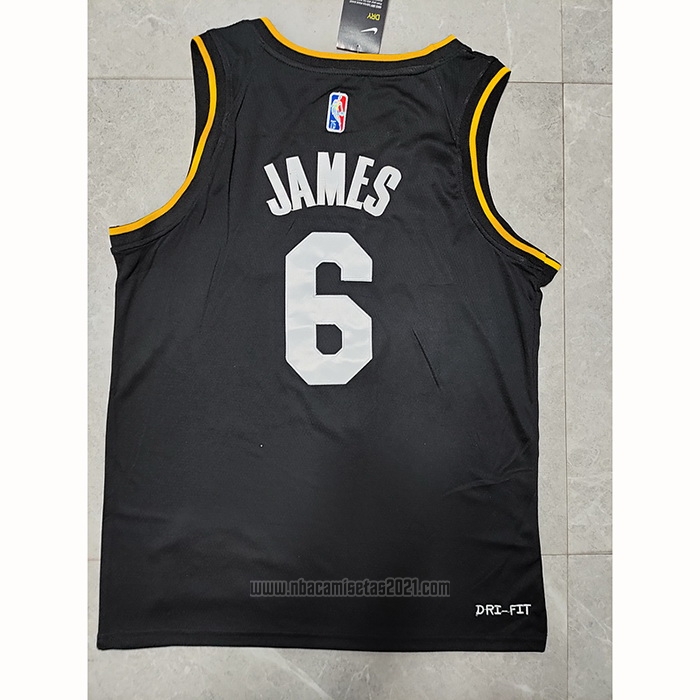 Camiseta Los Angeles Lakers LeBron James #6 Select Series 2022 Negro